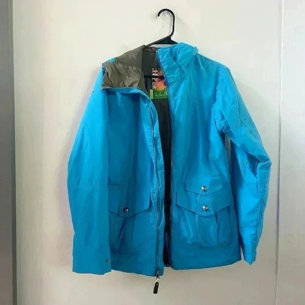 Burton bright blue ski‎ jacket small